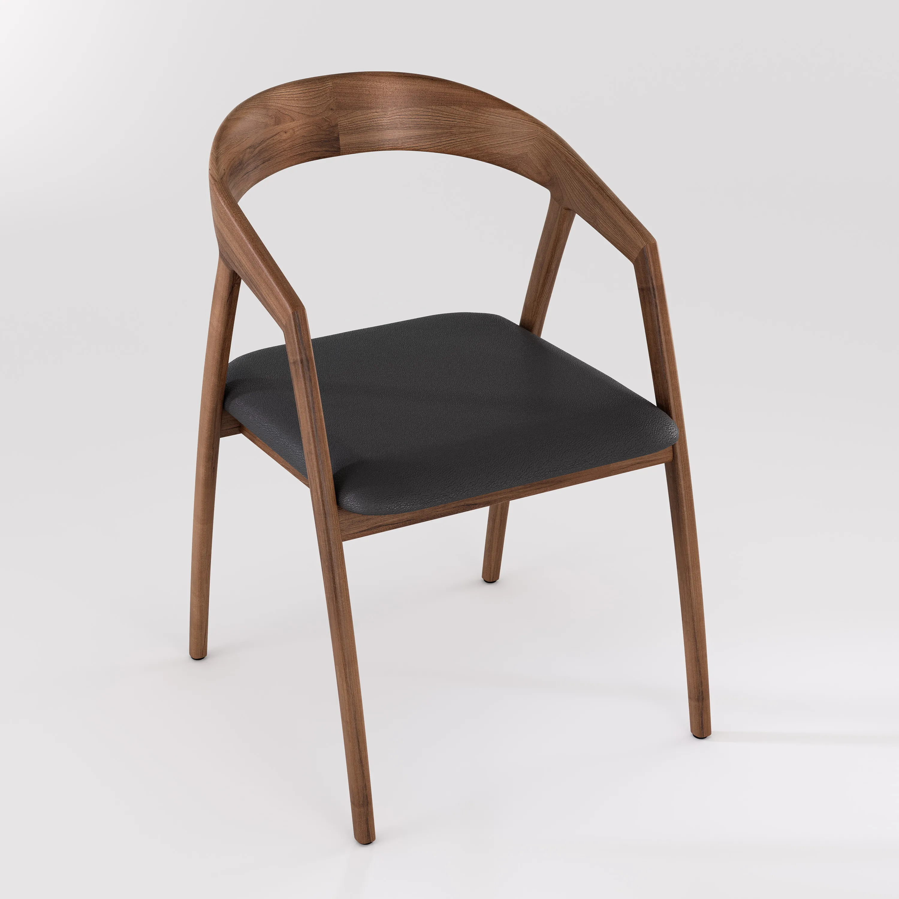 Стул БРИДЖ AL-102 темный орех