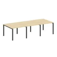 Переговорный стол (3 столешницы) на П-образном м/к БП.ПРГ-3.1 - Metal System