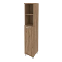 Шкаф высокий узкий правый First KSU-1.6(R) (дуб Табак)