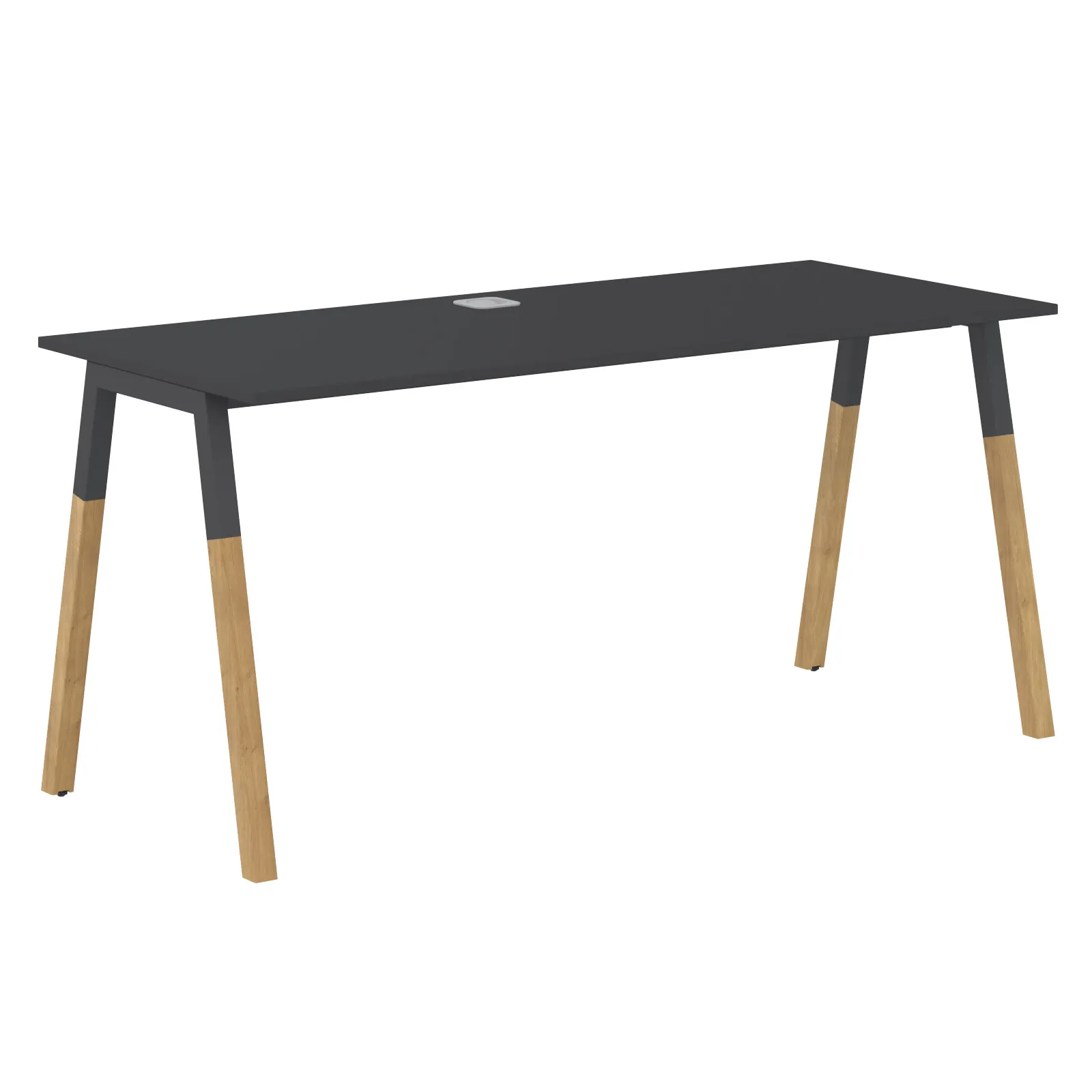 Стол письменный FST 1567 (графит/бук) Forta