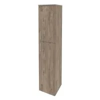 Шкаф высокий узкий правый (1 средний фасад ЛДСП + 1 низкий фасад ЛДСП) ONIX O.SU-1.8(R)