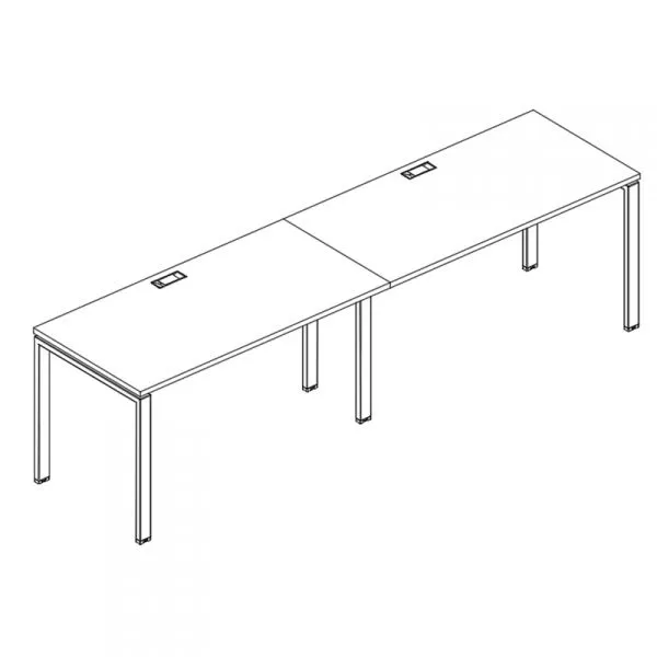 Рабочая станция (2х140) опоры UNO A4 Б1 024-2