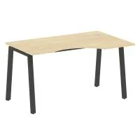 Стол криволинейный правый на А-образном м/к Metal System БА.СА-2 Пр