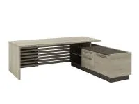 Стол руководителя на ЛДСП опорах с опорной тумбой Vestar Z-222Пр.0000 правый