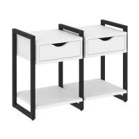 Тумба на регульруемых опорах наборная VR.L-TN-1.O (белый брилиант/черный)