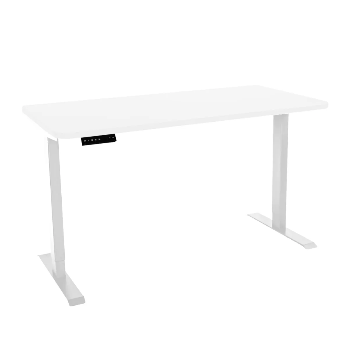 Стол с регулировкой высоты электрический LuxAlto LA-T33-SR2 белый/белый ЛДСП 120*60*2.5