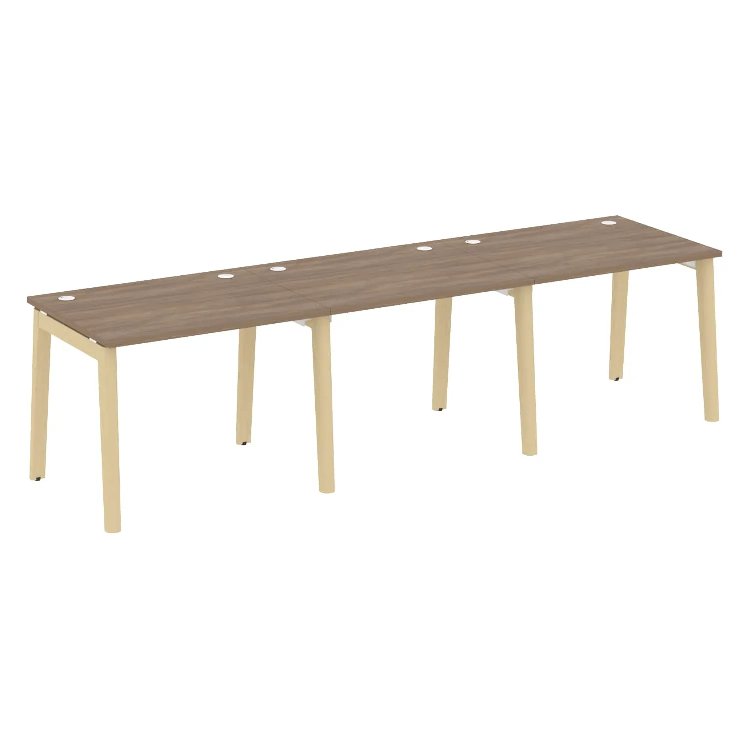 Рабочая станция (опоры - массив дерева, дуб светлый) ONIX WOOD OW.RS-3.1.8