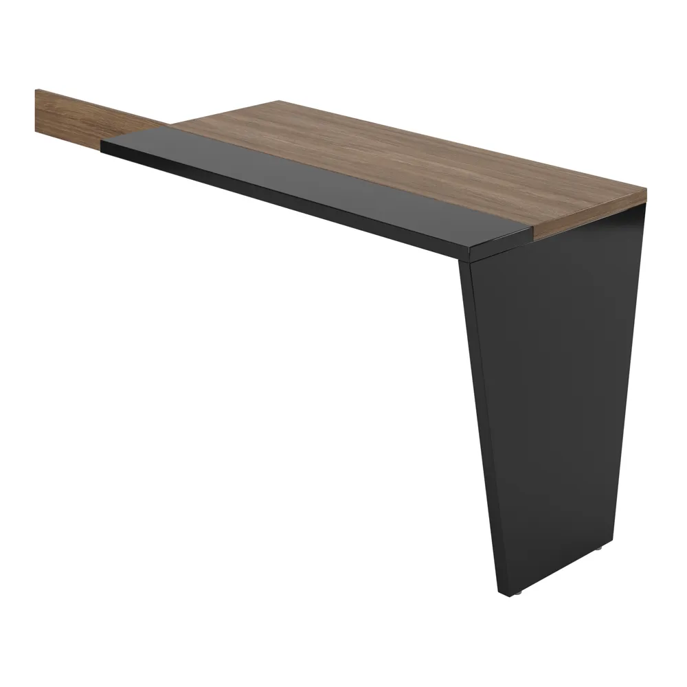 Приставной стол левый Asti AST33971343 (дуб/черный)