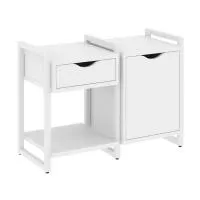 Тумба на регульруемых опорах наборная VR.L-TN-3.O (белый брилиант/белый)