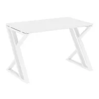 Стол рабочий на Z-образных опорах VR.L-SRZ-2.7 (белый брилиант/белый)