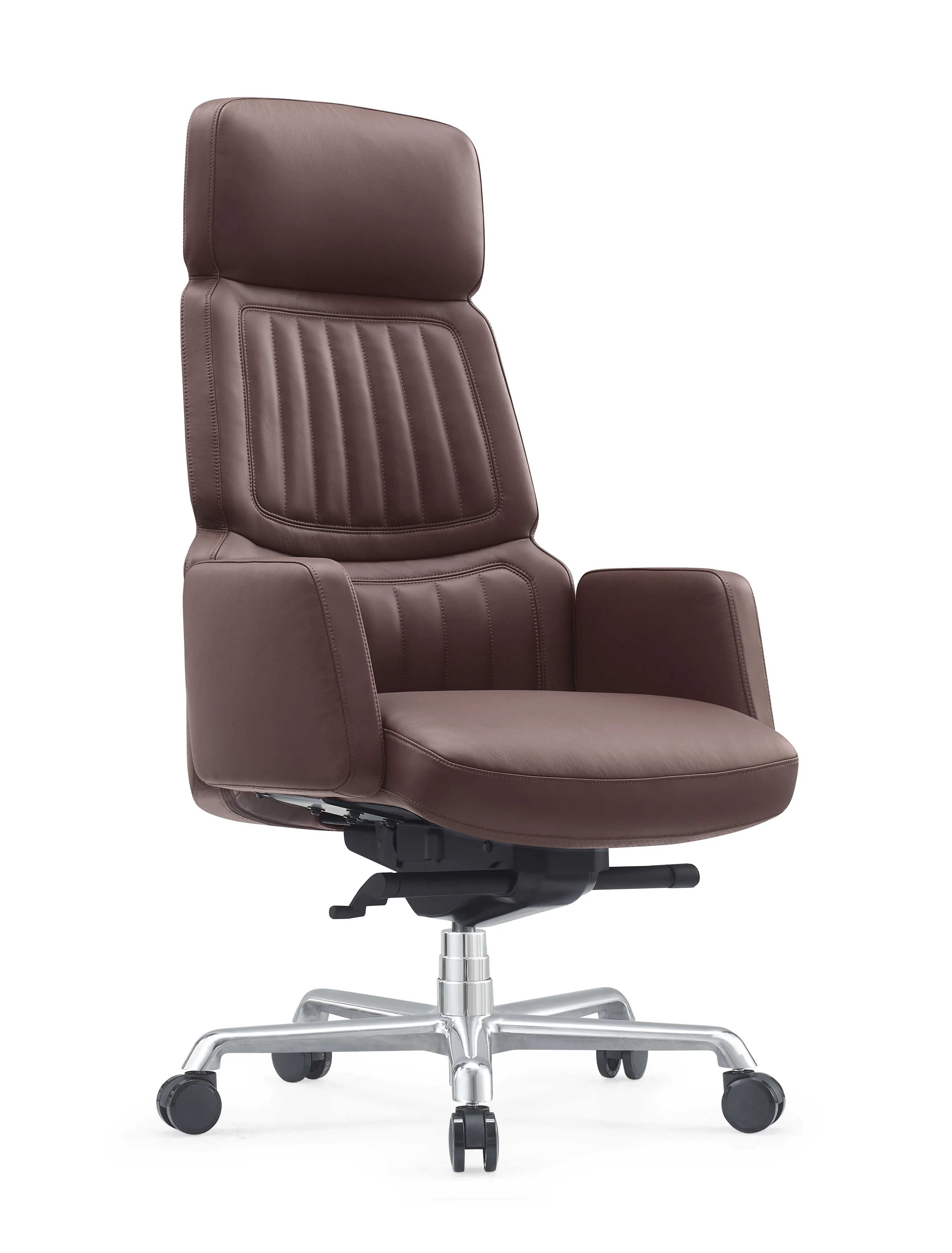 Кресло RV DESIGN Lavoro (A2411-1) кожа коричневая