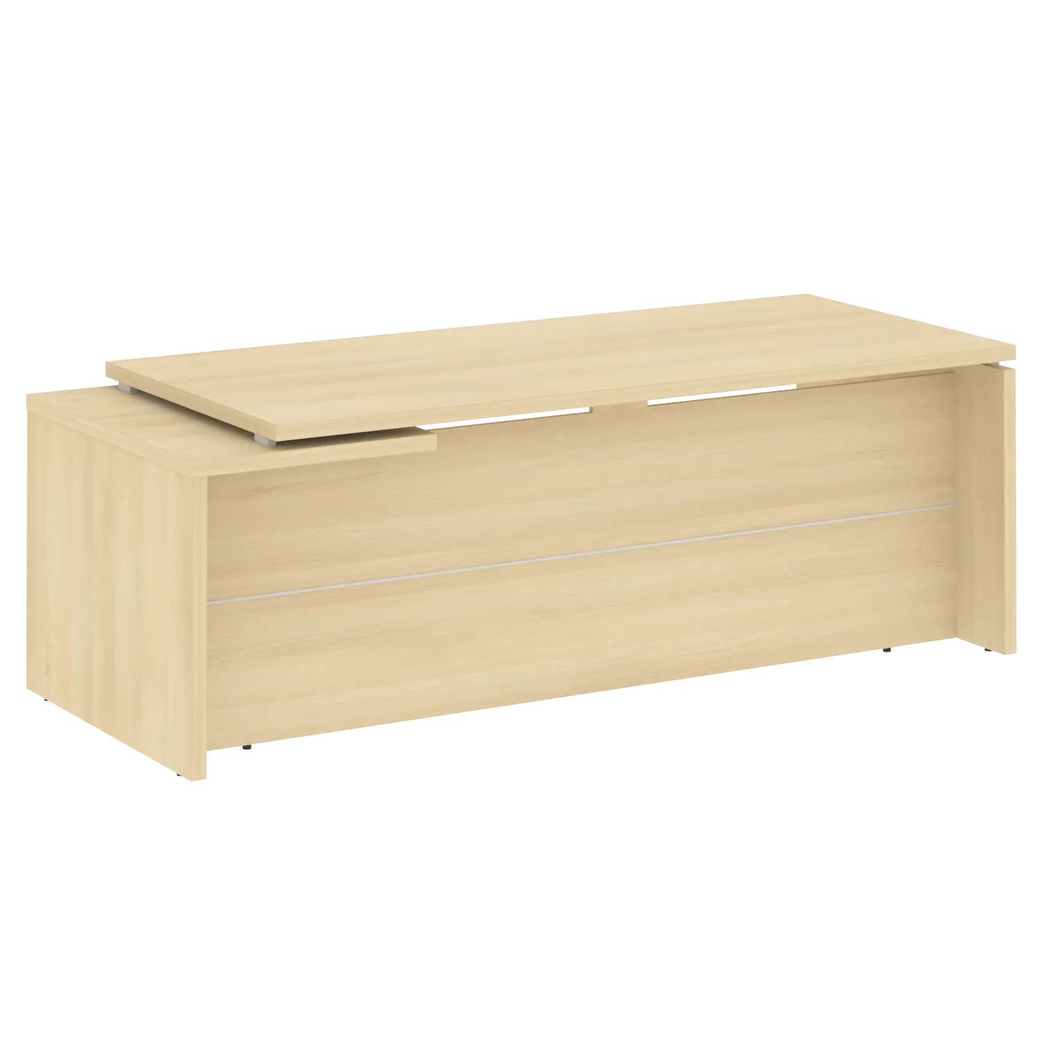 Стол руководителя прямой, правый Yalta LT.В-22 R акация лорка