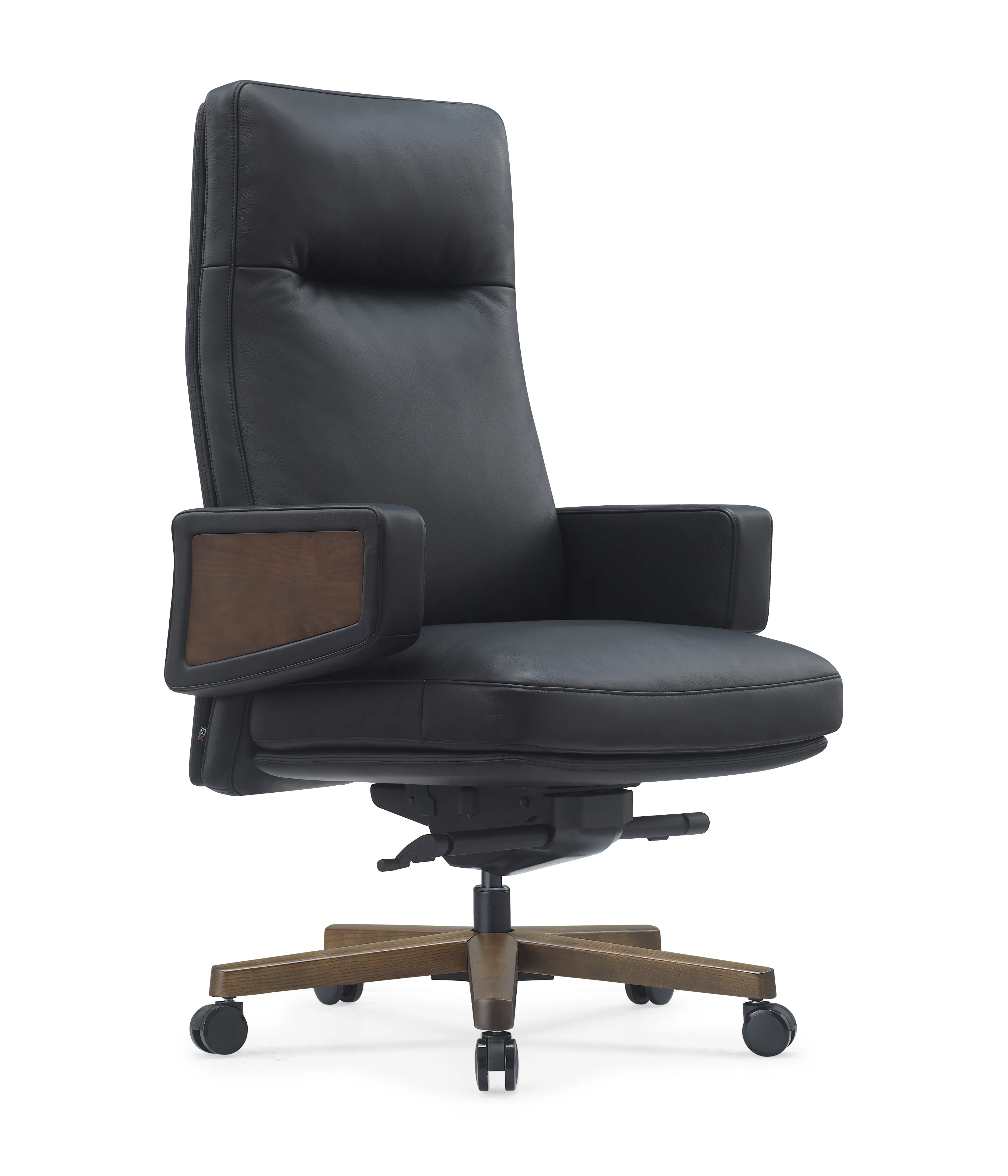 Кресло RV DESIGN Rafael (A2119) кожа черная