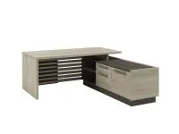 Стол руководителя на ЛДСП опорах с опорной тумбой Vestar Z-218Пр.0000 правый