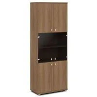 Шкаф комбинированный со стеклом Vasanta V-633 (6 дверей)