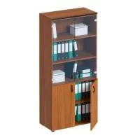 Шкаф для документов со стеклянными дверями Дин-Р ДР 983 ОФ