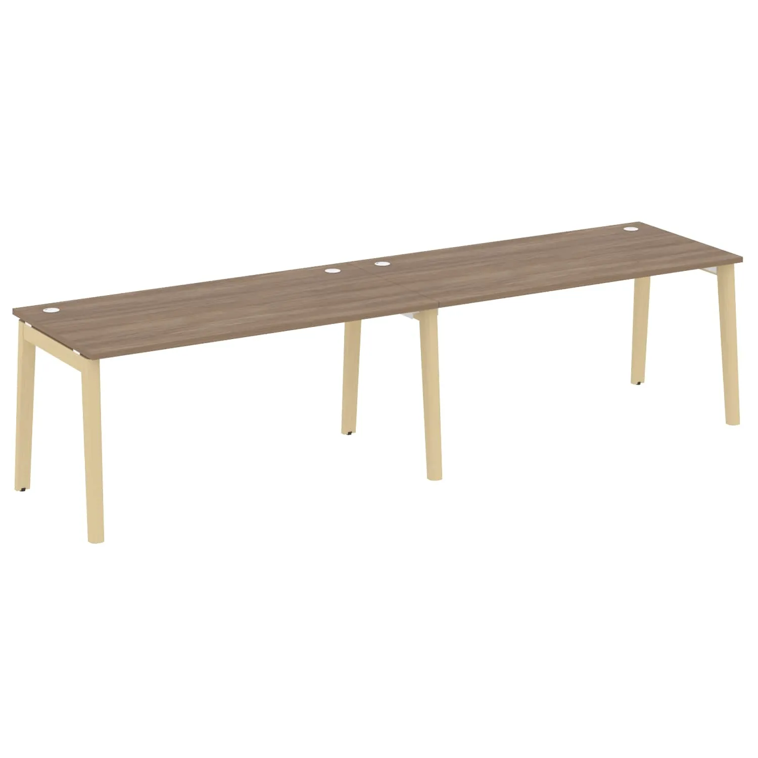Рабочая станция (опоры - массив дерева, дуб светлый) ONIX WOOD OW.RS-2.4.8