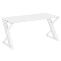 Стол рабочий на Z-образных опорах VR.L-SRZ-4.7 (белый брилиант/белый)