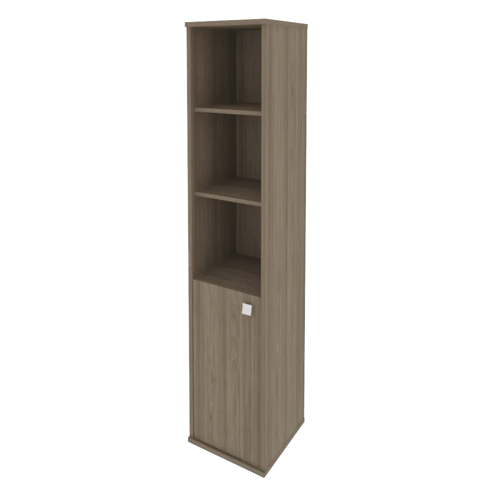 Шкаф высокий узкий левый/правый (1 низкая дверь ЛДСП) Style Л.СУ-1.1 Л/Пр