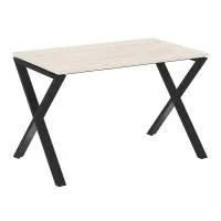 Стол рабочий на X-образных опорах VR.L-SRX-2.7 (денвер светлый/черный)