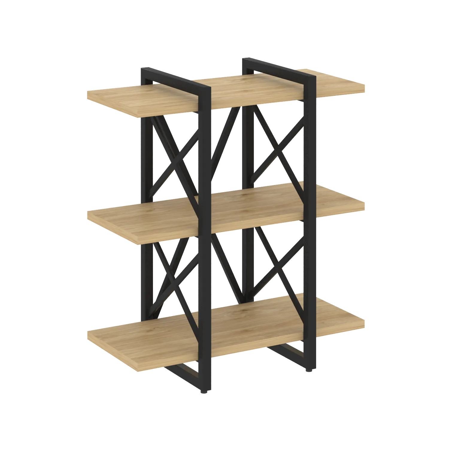 Стеллаж Loft на регулируемых опорах - 3 полки VR.L-MST.O-3.4V