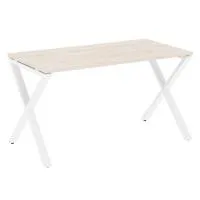 Стол рабочий на X-образных опорах VR.L-SRX-3.7 (денвер светлый/белый)
