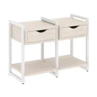 Тумба на регульруемых опорах наборная VR.L-TN-1.O (денвер светлый/белый)