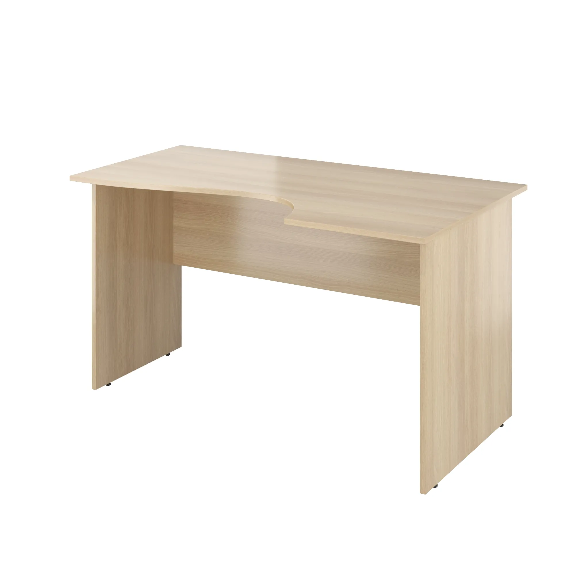 Стол офисный криволинейный правый Канцлер КЦ05.31 акация лорка