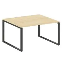 Переговорный стол (1 столешница) на О-образном м/к Metal System БО.ПРГ-1.3