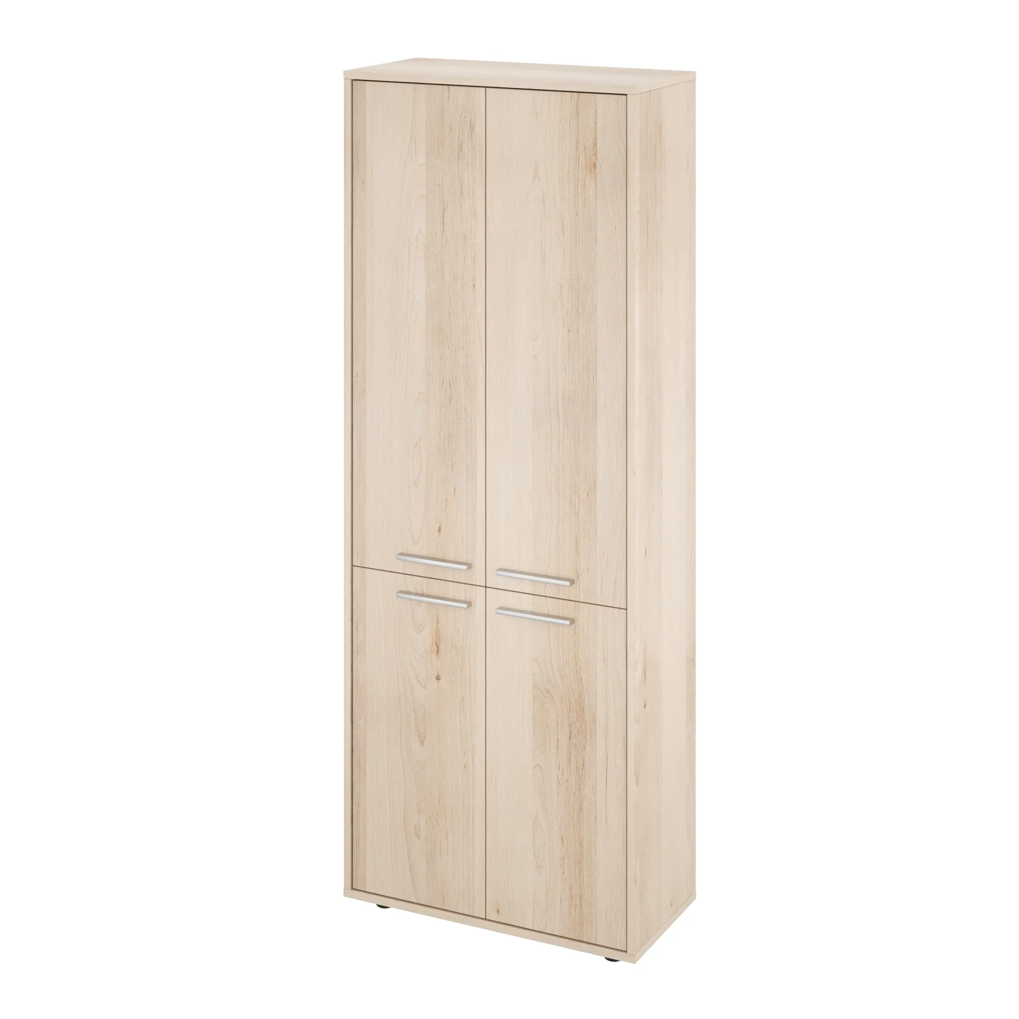 Шкаф высокий закрытый 4 двери Канцлер КЦ27.39 бук артизан перламутровый