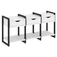 Тумба на регульруемых опорах наборная VR.L-TN-4.O (белый брилиант/черный)