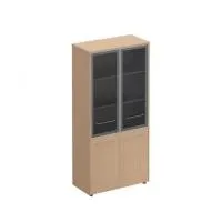 Шкаф для документов со стеклянными дверьми Reventon МЕ 343