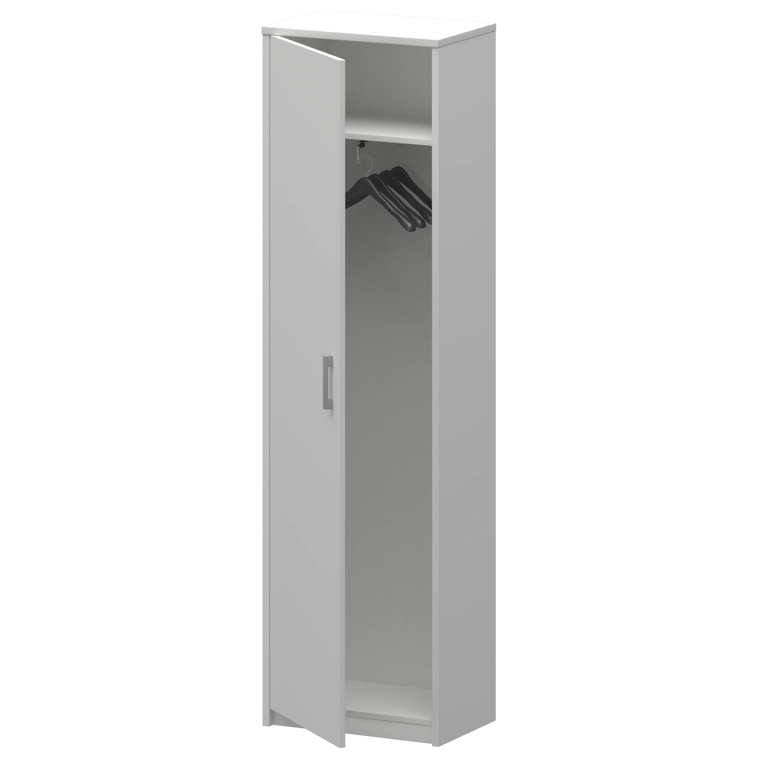 Гардероб узкий Арго А-308 Белый