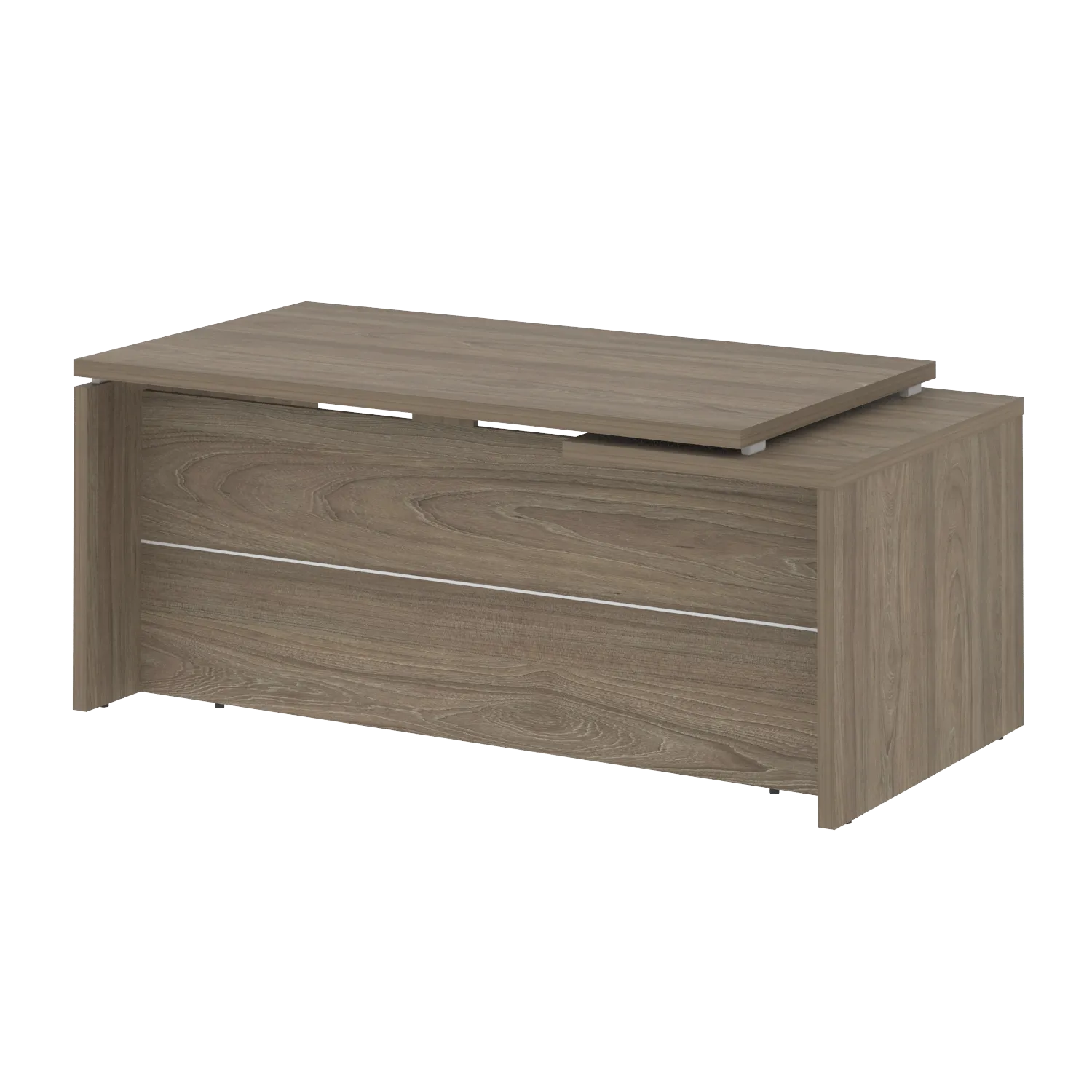 Стол руководителя прямой, левый Yalta LT.В-18 L вяз благородный