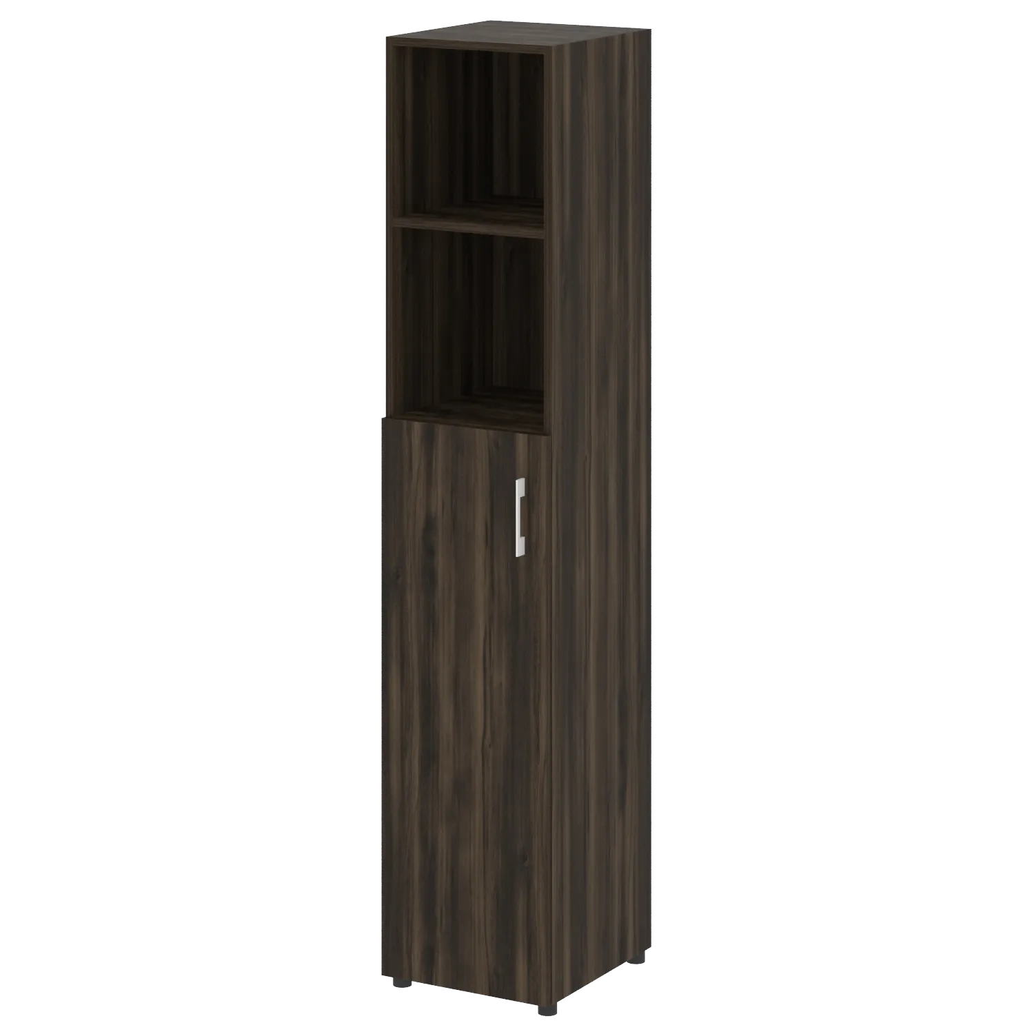 Шкаф высокий узкий левый (1 средний фасад ЛДСП) Yalta LT.SU-1.6 L/R дуб мали