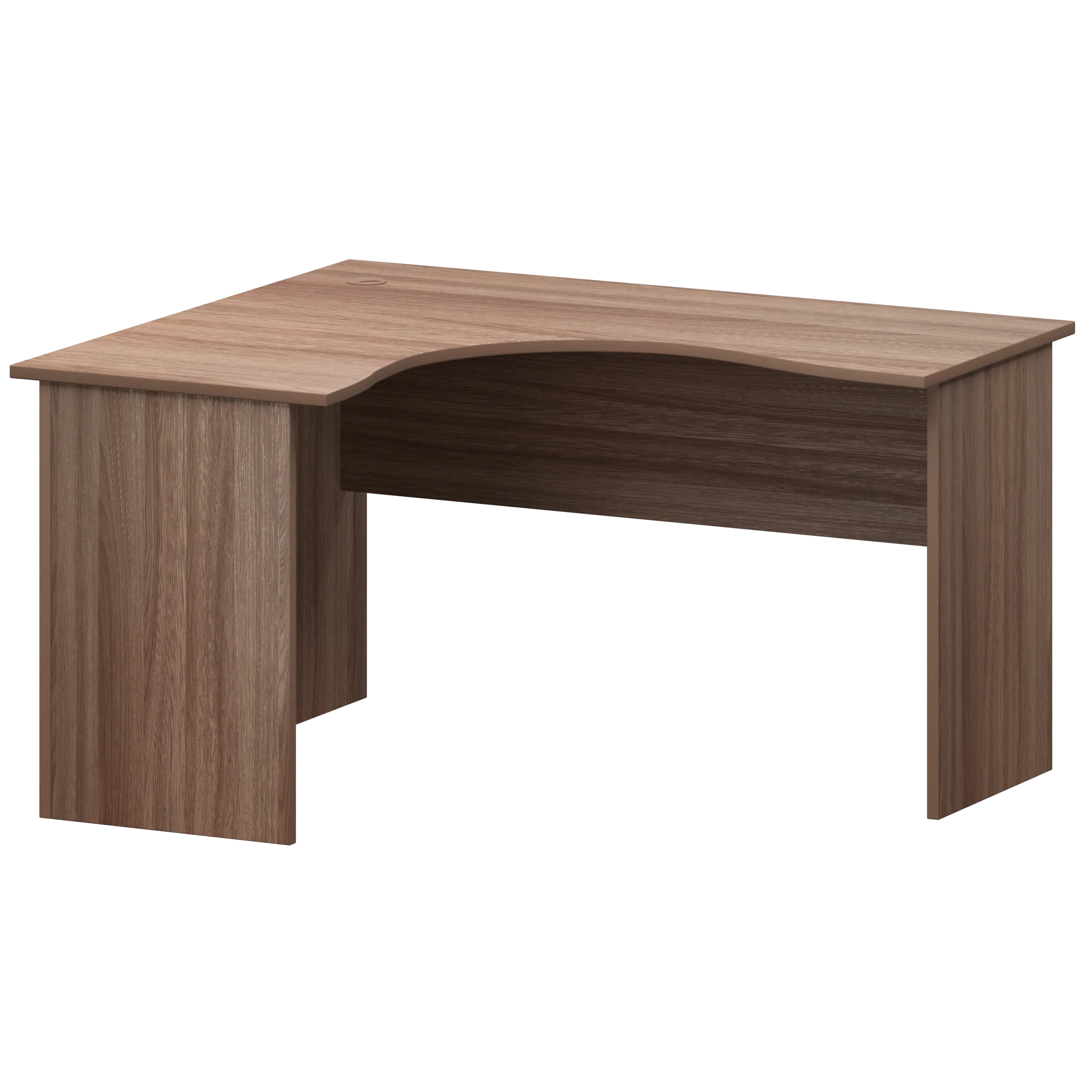 Стол криволинейный левый Арго А-203.60 L Темный шимо