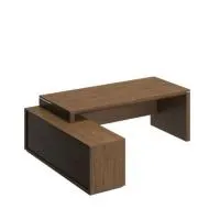 Стол руководителя левый на опорной тумбе ВЛ 138 - Velar