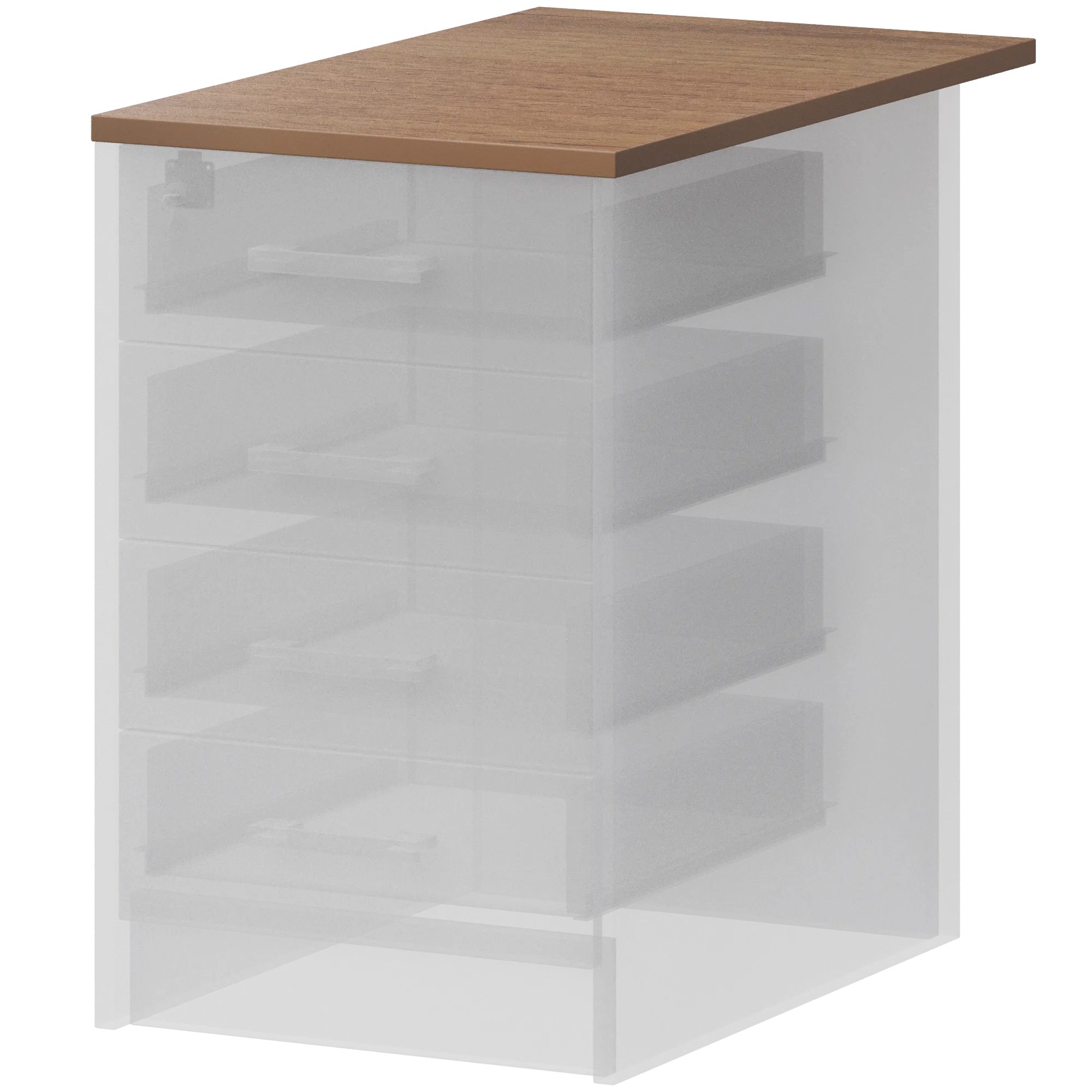 Крышка к тумбе приставной (АТ-07) Арго А-707 Орех гварнери