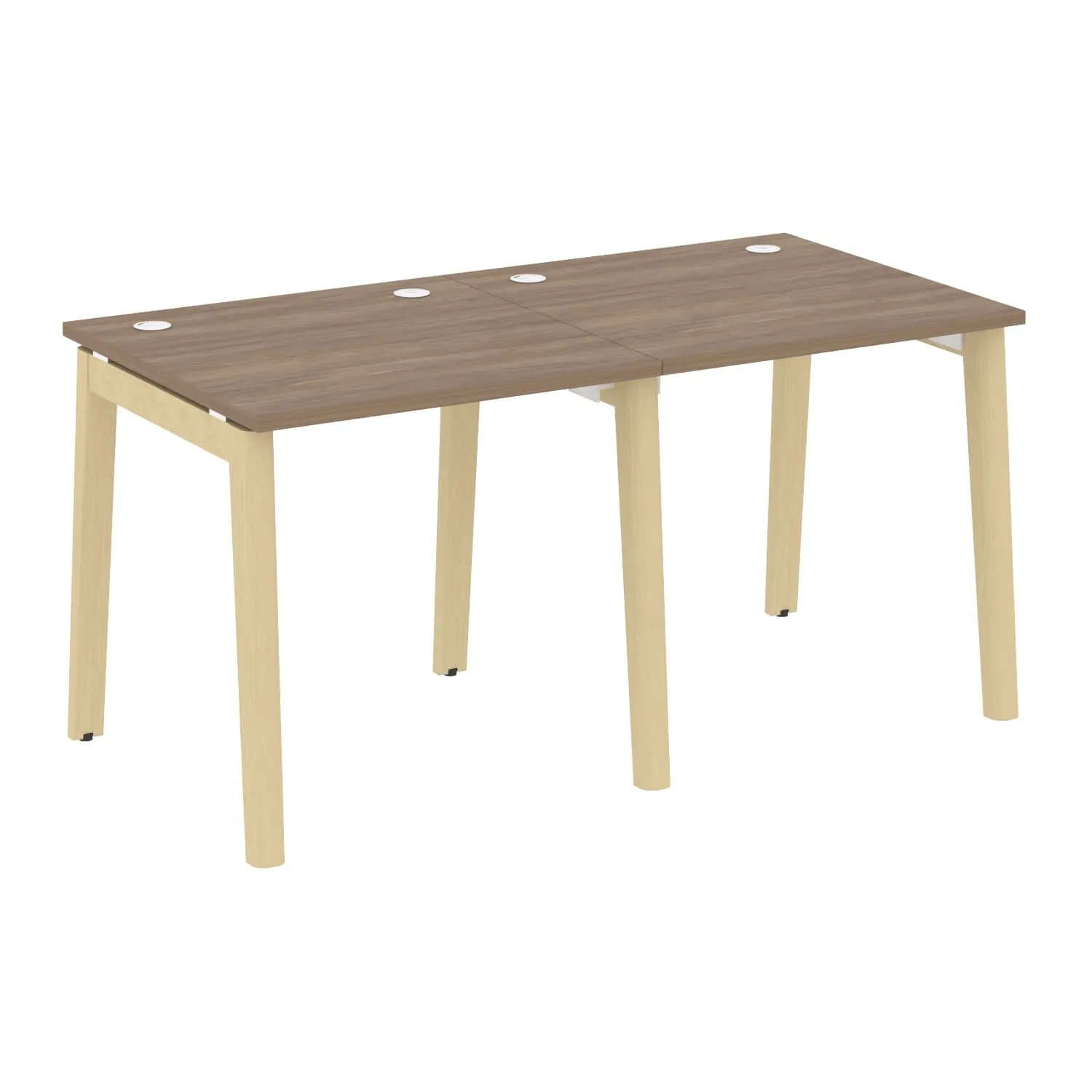 Рабочая станция (опоры - массив дерева, дуб светлый) ONIX WOOD OW.RS-2.0.8