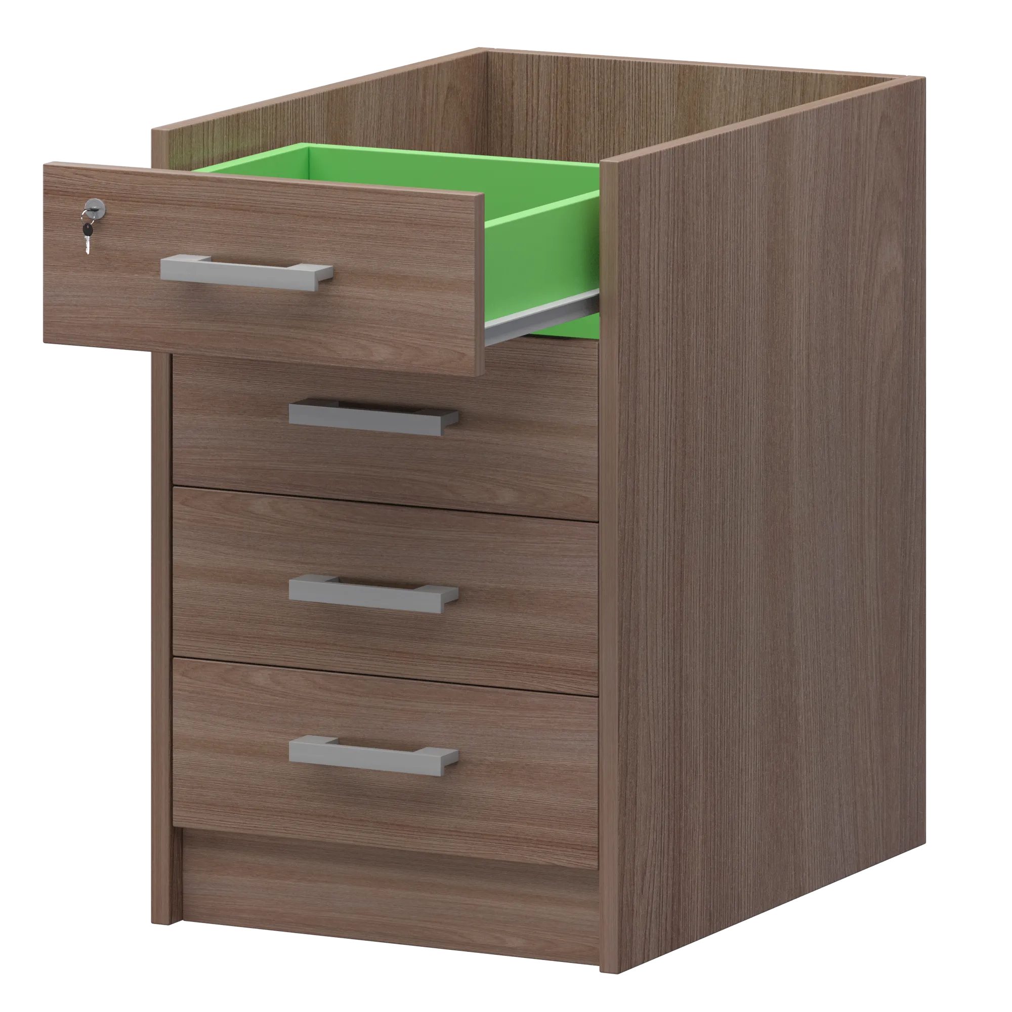 Каркас тумбы приставной Арго АТ-07 Темный шимо