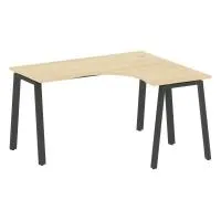 Стол криволинейный правый на А-образном м/к Metal System БА.СА-3 Пр