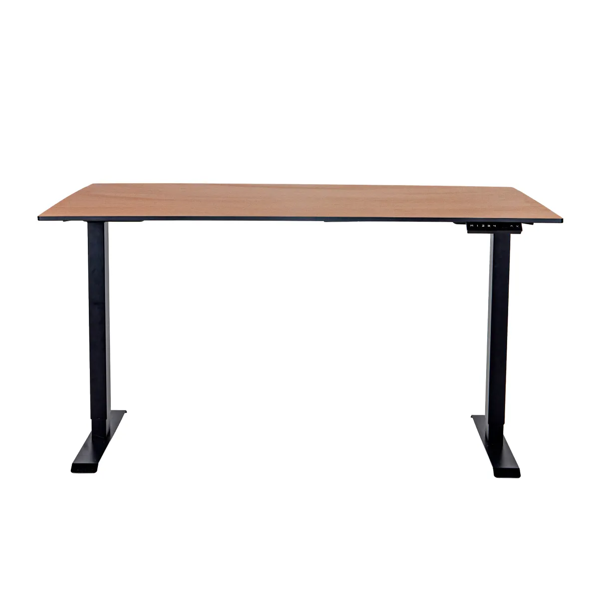 Стол регулируемый электрический LuxAlto LA-H33-2AR2 черный/дуб HPL 180*90*1,2