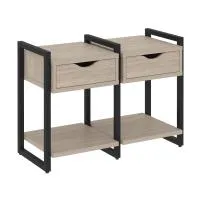 Тумба на регульруемых опорах наборная VR.L-TN-1.O (дуб аттик/черный)