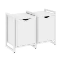 Тумба на регульруемых опорах наборная VR.L-TN-2.O (белый брилиант/белый)