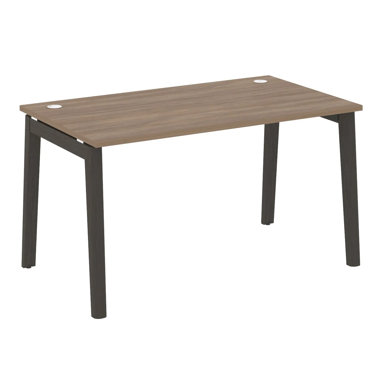 Стол письменный (опоры - массив дерева, дуб темный) ONIX WOOD OW.SP-3.8