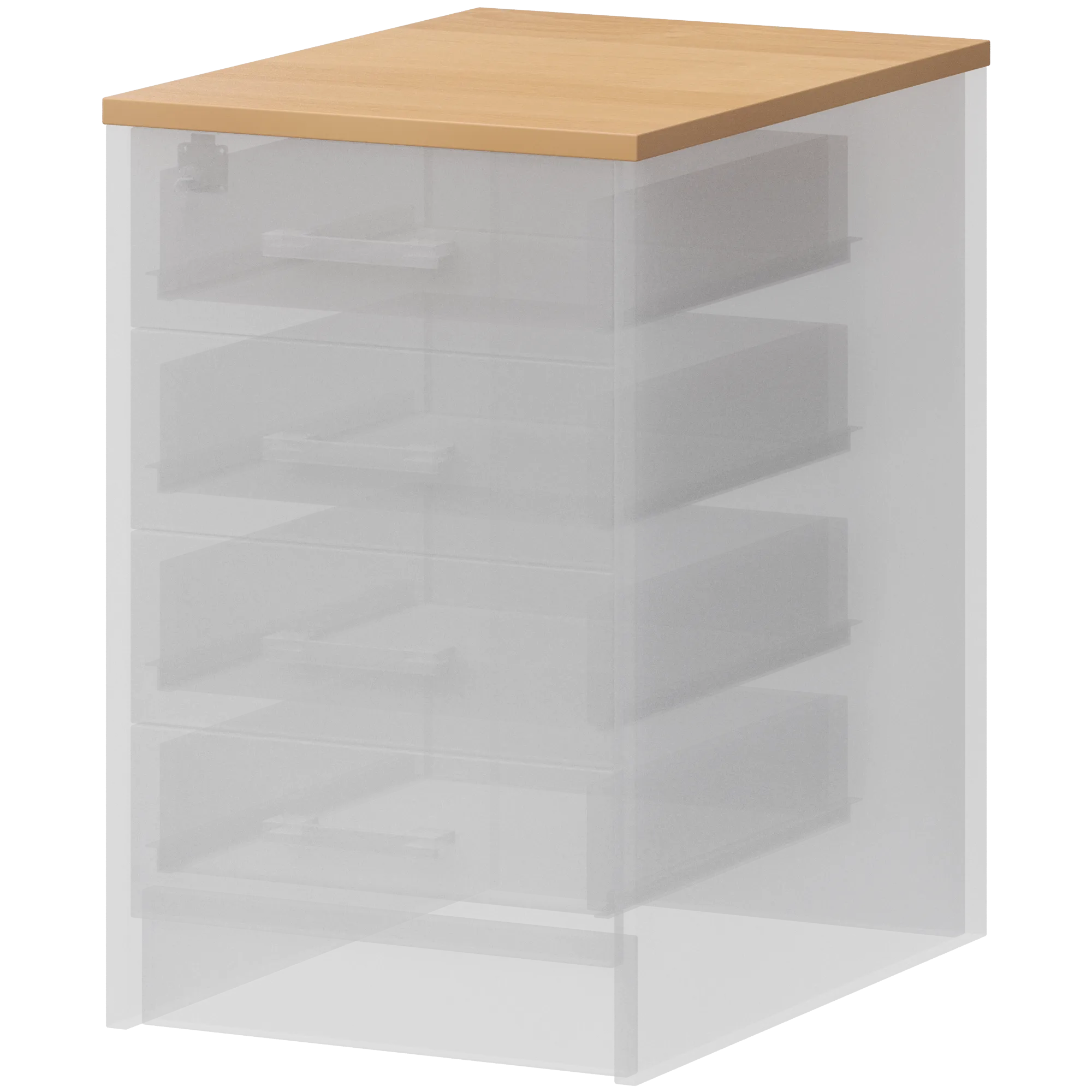 Крышка к тумбе приставной (АТ-07) Арго А-707.60 Ольха