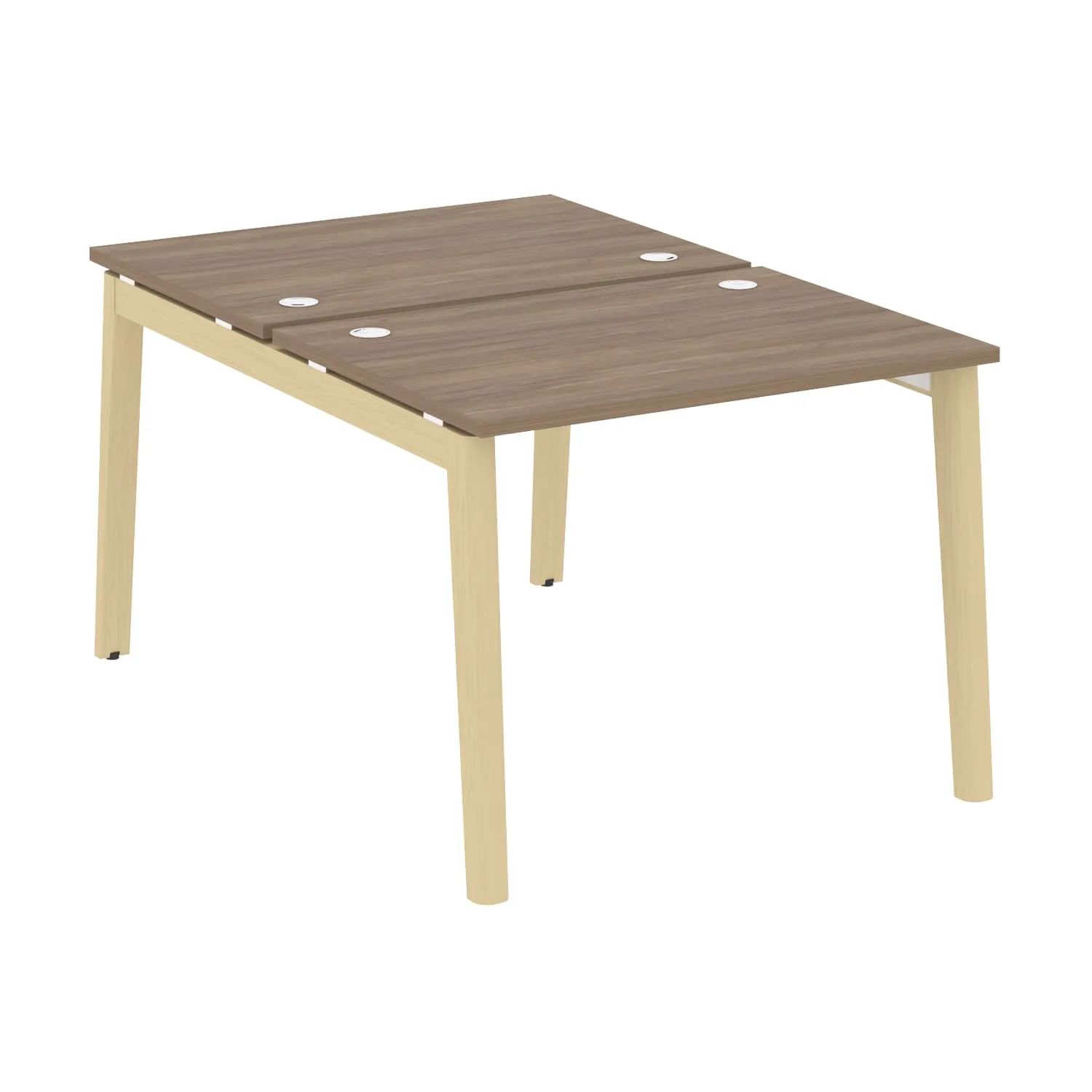 Рабочая станция (опоры - массив дерева, дуб светлый) ONIX WOOD OW.D.RS-2.1.7