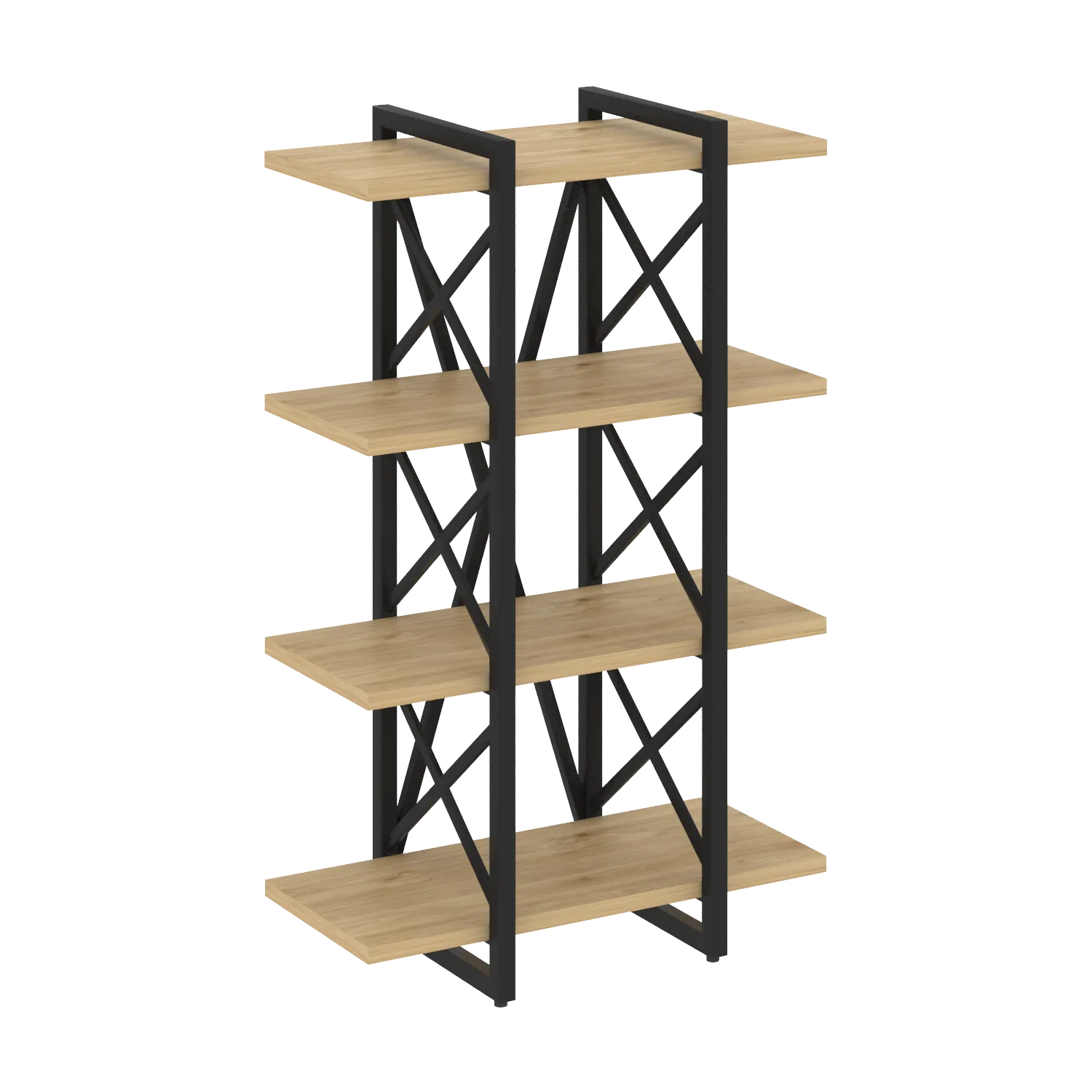 Стеллаж Loft на регулируемых опорах - 4 полки VR.L-MST.O-4.4V