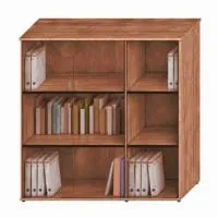 Шкаф комбинированный средний (стекло + стекло узкий) Престиж Исп.19