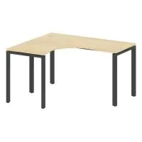 Стол криволинейный левый на П-образном м/к Metal System БП.СА-3 Л